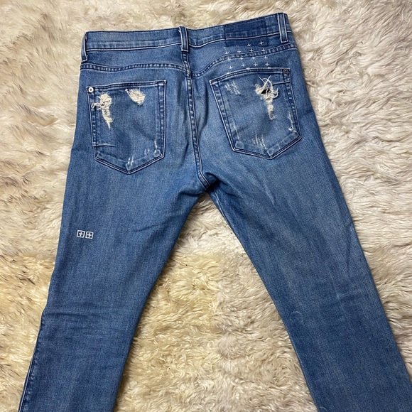 Ksubi Van Winkle Torn Distressed Denim - Picture 3 of 7